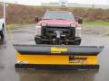 Vermillion Red - F350 Super Duty XL Regular Cab 4x4 Plow Truck Photo No. 2