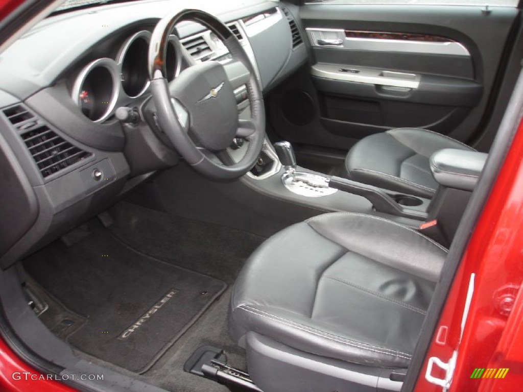 Dark Slate Gray Interior 2010 Chrysler Sebring Limited Sedan Photo #58476786