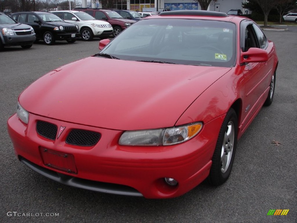 Bright Red Pontiac Grand Prix