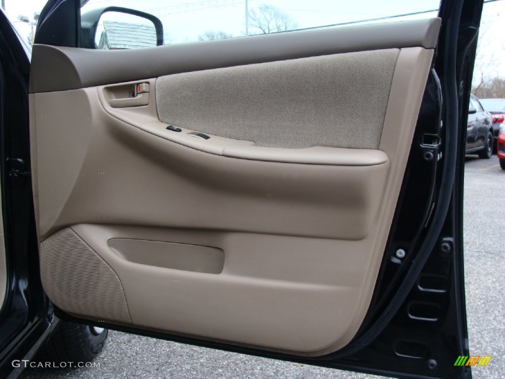 2006 Toyota Corolla CE Beige Door Panel Photo #58477466