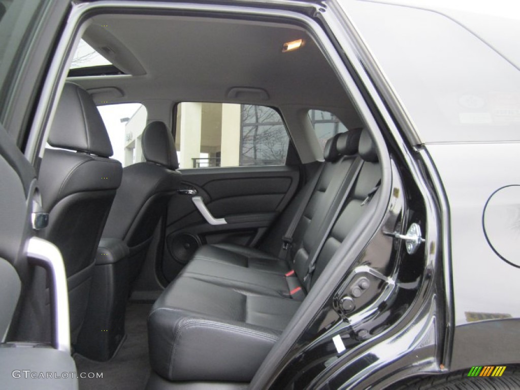 Ebony Interior 2009 Acura RDX SH-AWD Technology Photo #58480896