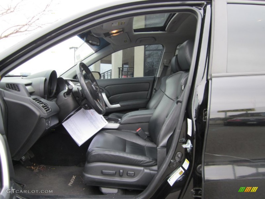 Ebony Interior 2009 Acura RDX SH-AWD Technology Photo #58480905