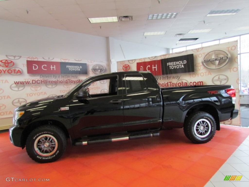 2011 Tundra TRD Rock Warrior Double Cab 4x4 - Black / Black photo #4