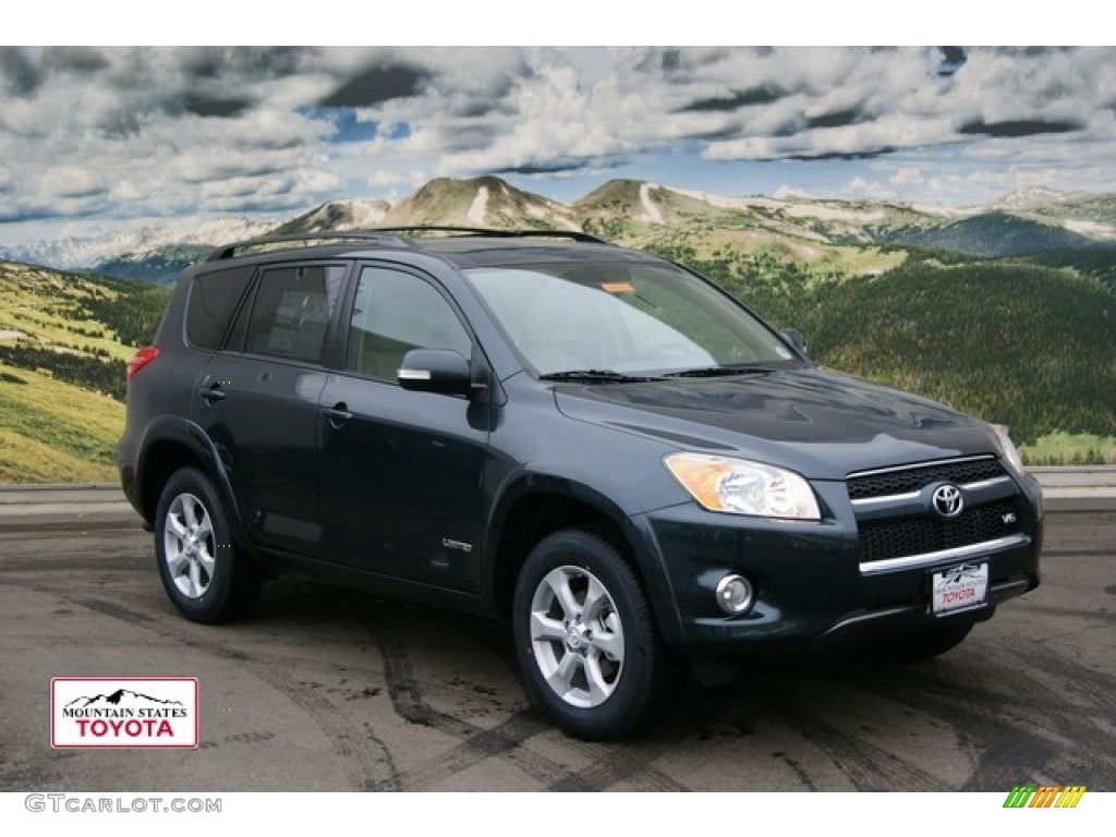 2011 RAV4 V6 Limited 4WD - Black Forest Metallic / Sand Beige photo #1