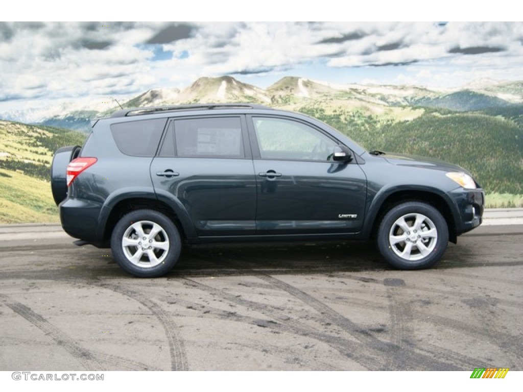 2011 RAV4 V6 Limited 4WD - Black Forest Metallic / Sand Beige photo #2