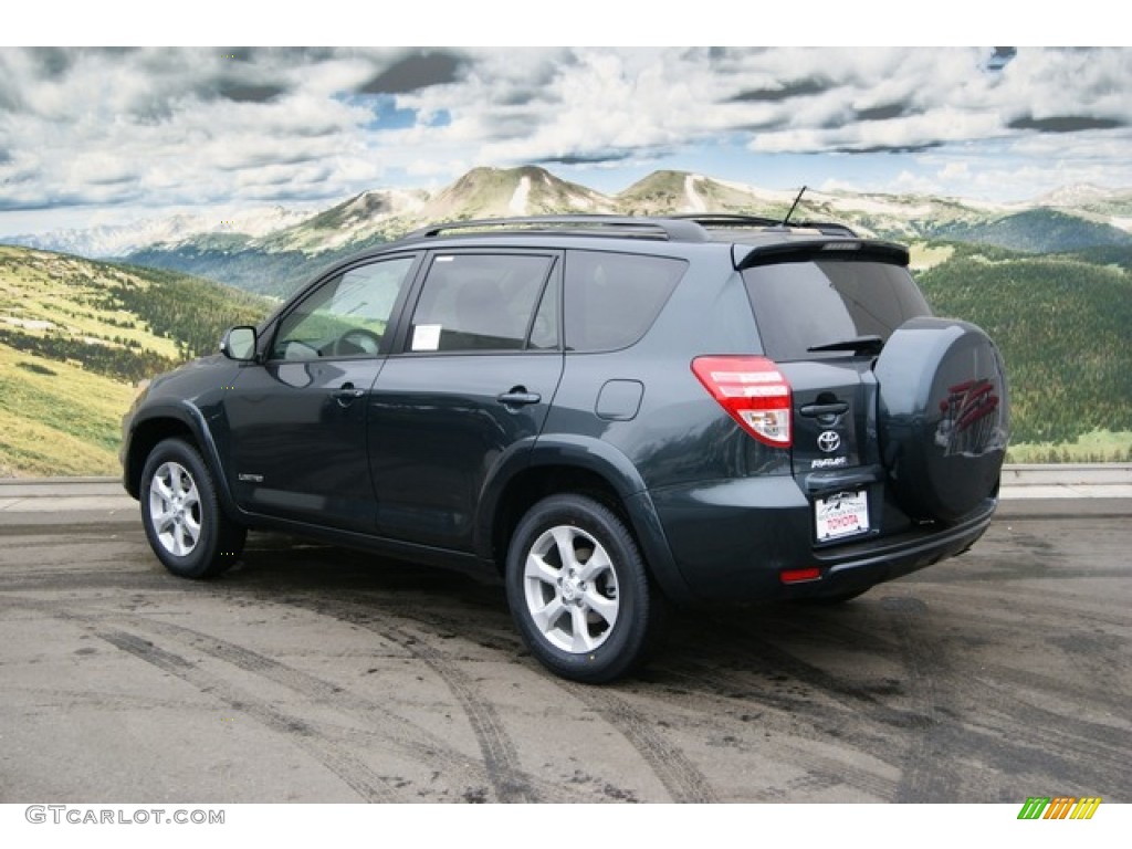 2011 RAV4 V6 Limited 4WD - Black Forest Metallic / Sand Beige photo #3