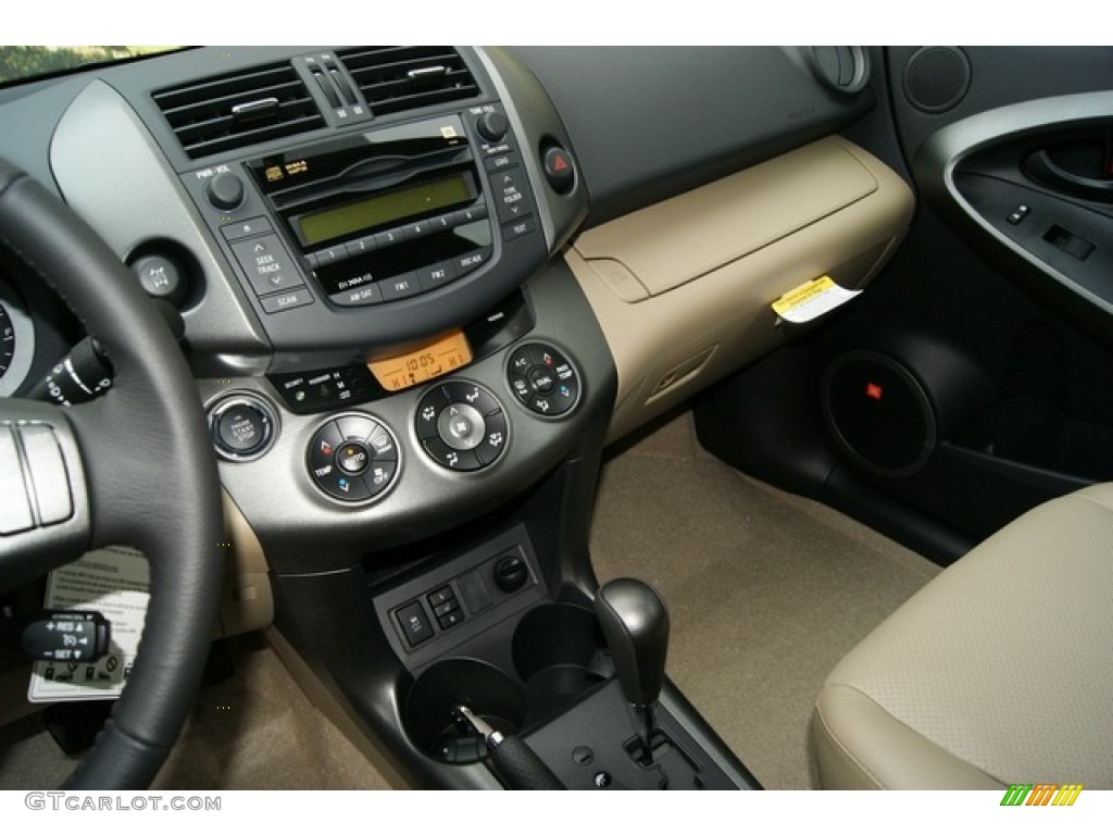 2011 RAV4 V6 Limited 4WD - Black Forest Metallic / Sand Beige photo #6