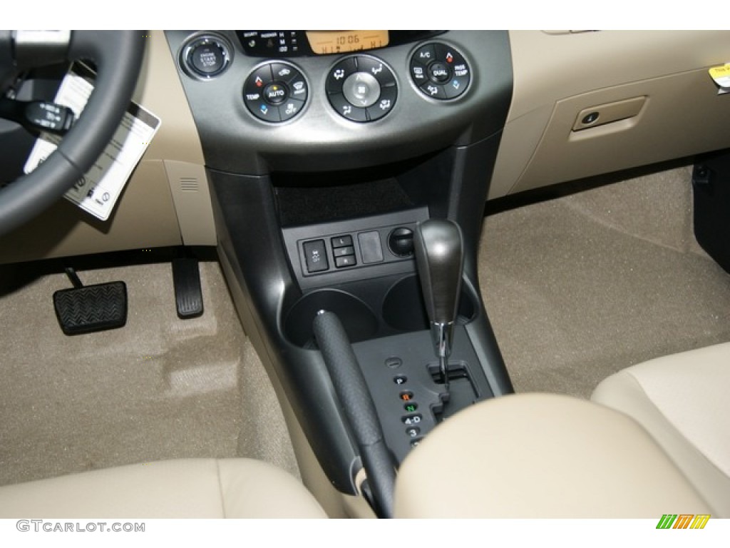 2011 RAV4 V6 Limited 4WD - Black Forest Metallic / Sand Beige photo #14
