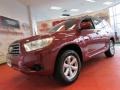 2009 Salsa Red Pearl Toyota Highlander V6  photo #1