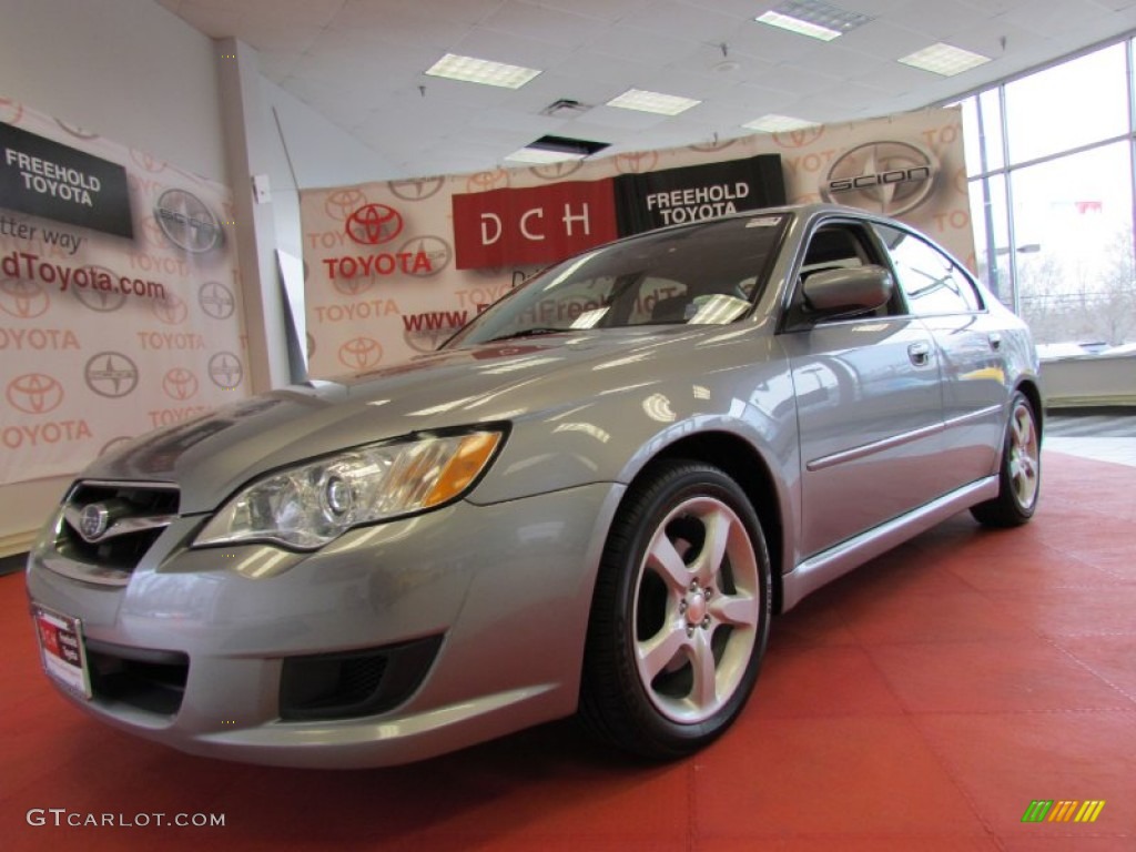 2008 Legacy 2.5i Sedan - Quartz Silver Metallic / Off Black photo #1