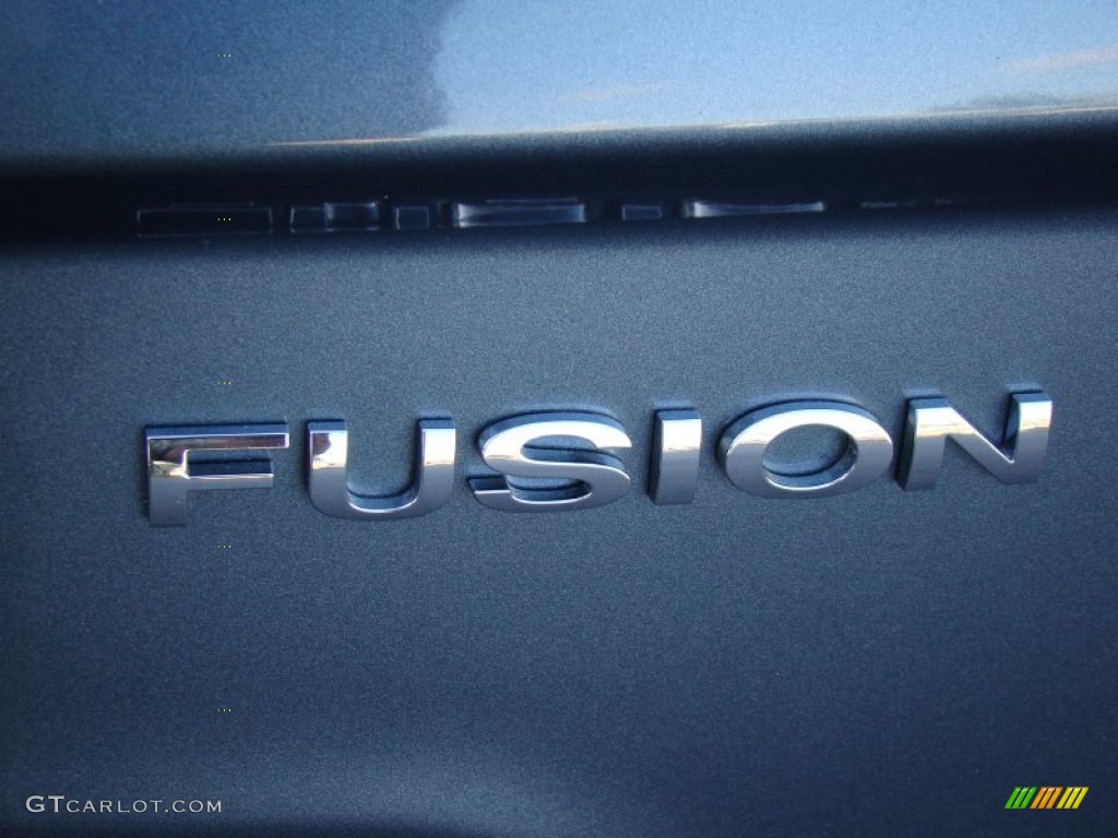 2011 Fusion SEL V6 - Steel Blue Metallic / Camel photo #37