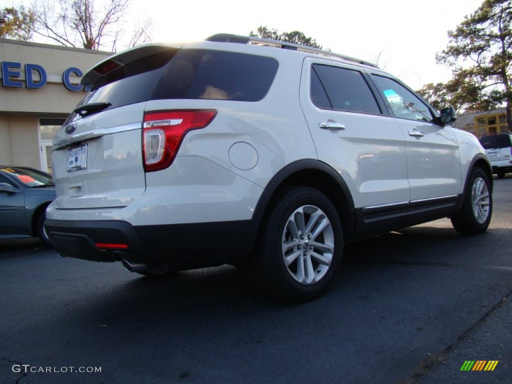 2011 Explorer XLT - White Suede / Medium Light Stone photo #7