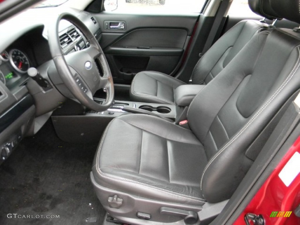 Charcoal Black Interior 2009 Ford Fusion SEL V6 AWD Photo #58484376