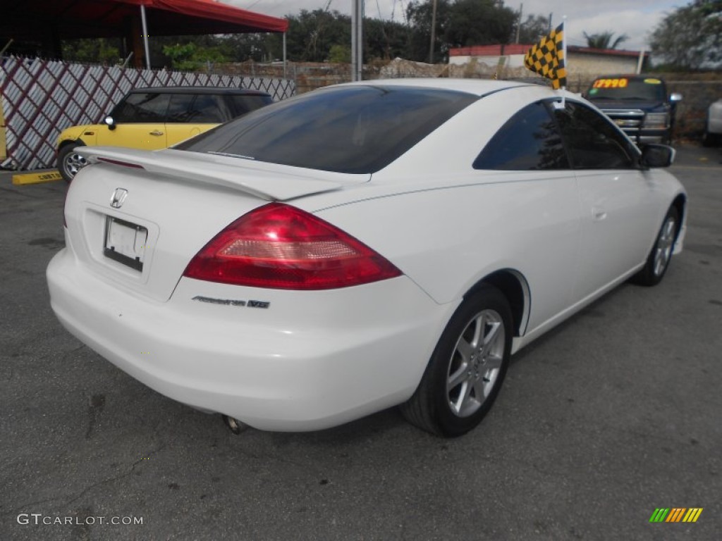 2003 Accord EX V6 Coupe - Taffeta White / Ivory photo #6