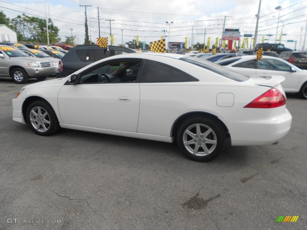 2003 Accord EX V6 Coupe - Taffeta White / Ivory photo #9