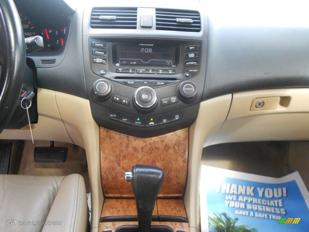 2003 Accord EX V6 Coupe - Taffeta White / Ivory photo #21