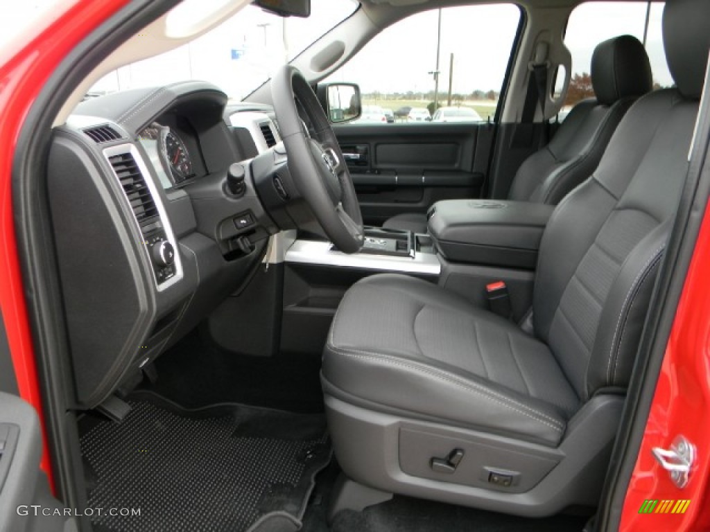 Dark Slate Gray Interior 2011 Dodge Ram 1500 Sport Crew Cab 4x4 Photo #58485832