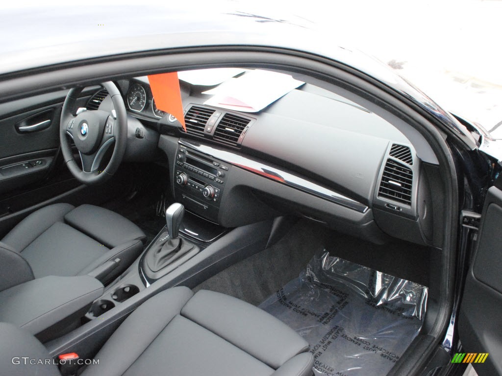 2009 1 Series 128i Coupe - Monaco Blue Metallic / Black photo #4