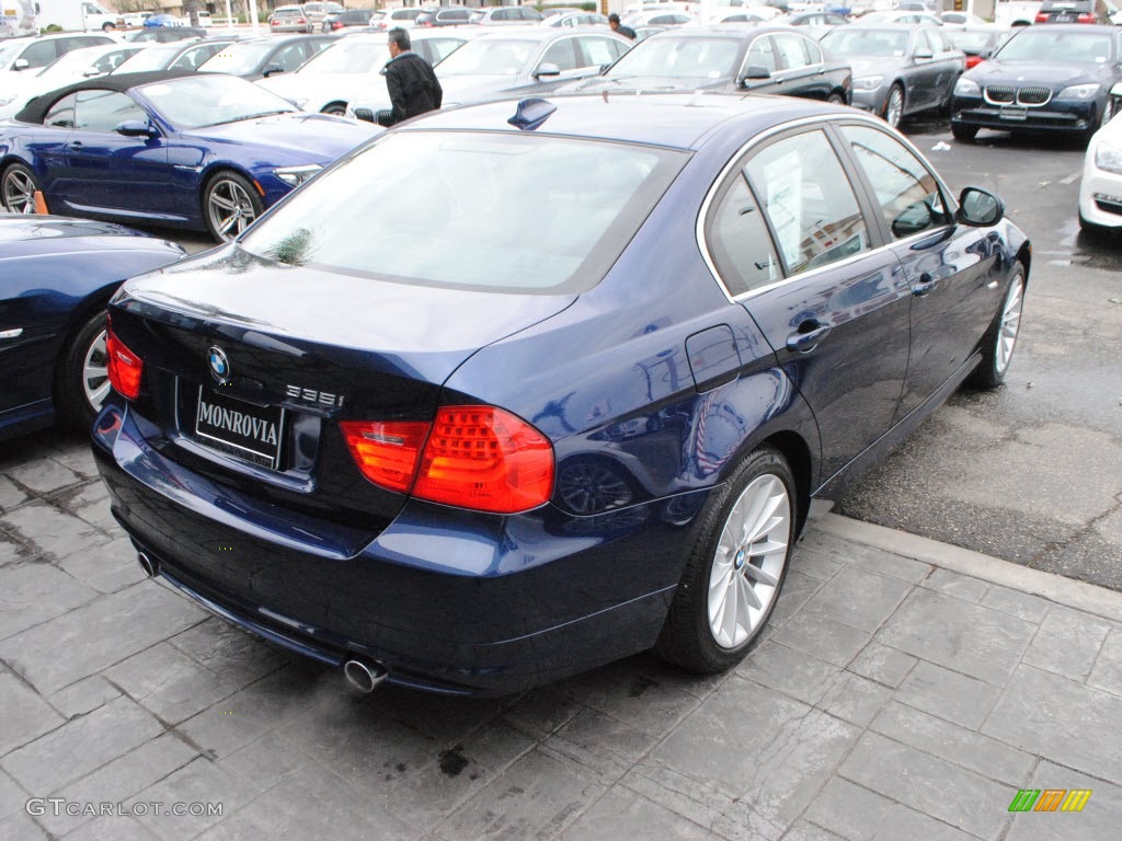 2011 3 Series 335i Sedan - Deep Sea Blue Metallic / Black photo #8