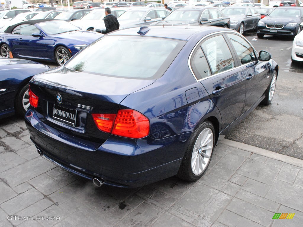 2011 3 Series 335i Sedan - Deep Sea Blue Metallic / Black photo #8