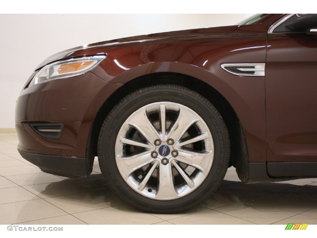 2010 Taurus Limited - Cinnamon Red Metallic / Light Stone photo #17