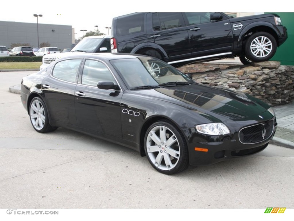 Nero (Black) 2007 Maserati Quattroporte Sport GT DuoSelect Exterior Photo #58491337