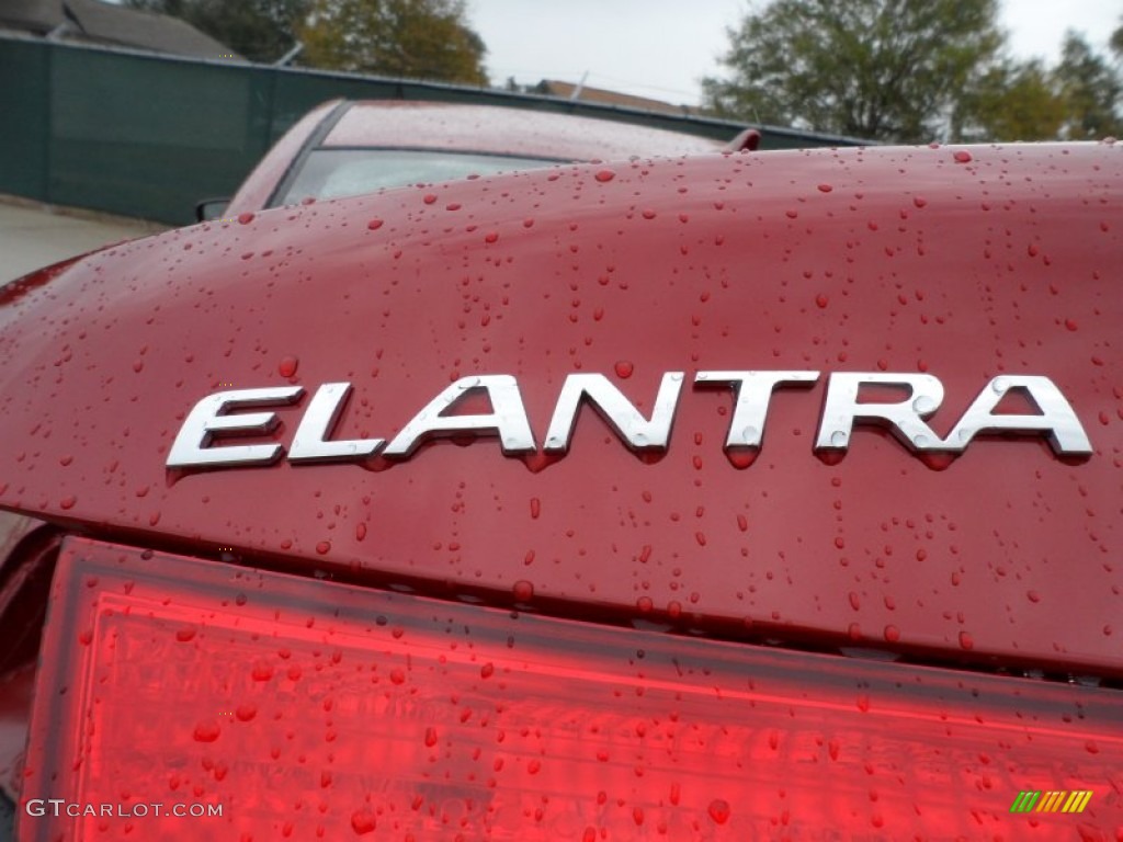 2012 Elantra Limited - Red Allure / Beige photo #15