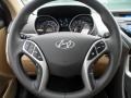 Beige Steering Wheel Photo for 2012 Hyundai Elantra #58492255