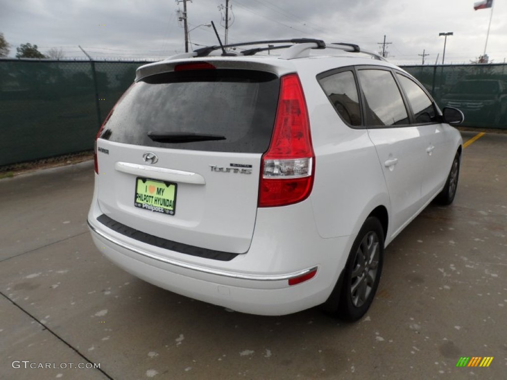 2012 Elantra GLS Touring - Polar White / Beige photo #3