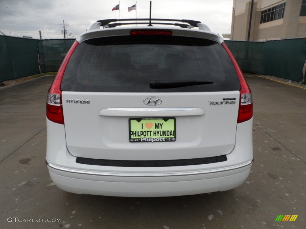 2012 Elantra GLS Touring - Polar White / Beige photo #4