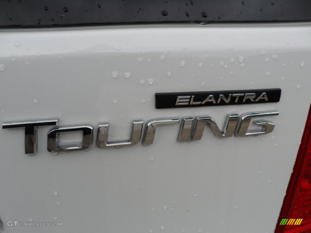 2012 Elantra GLS Touring - Polar White / Beige photo #15