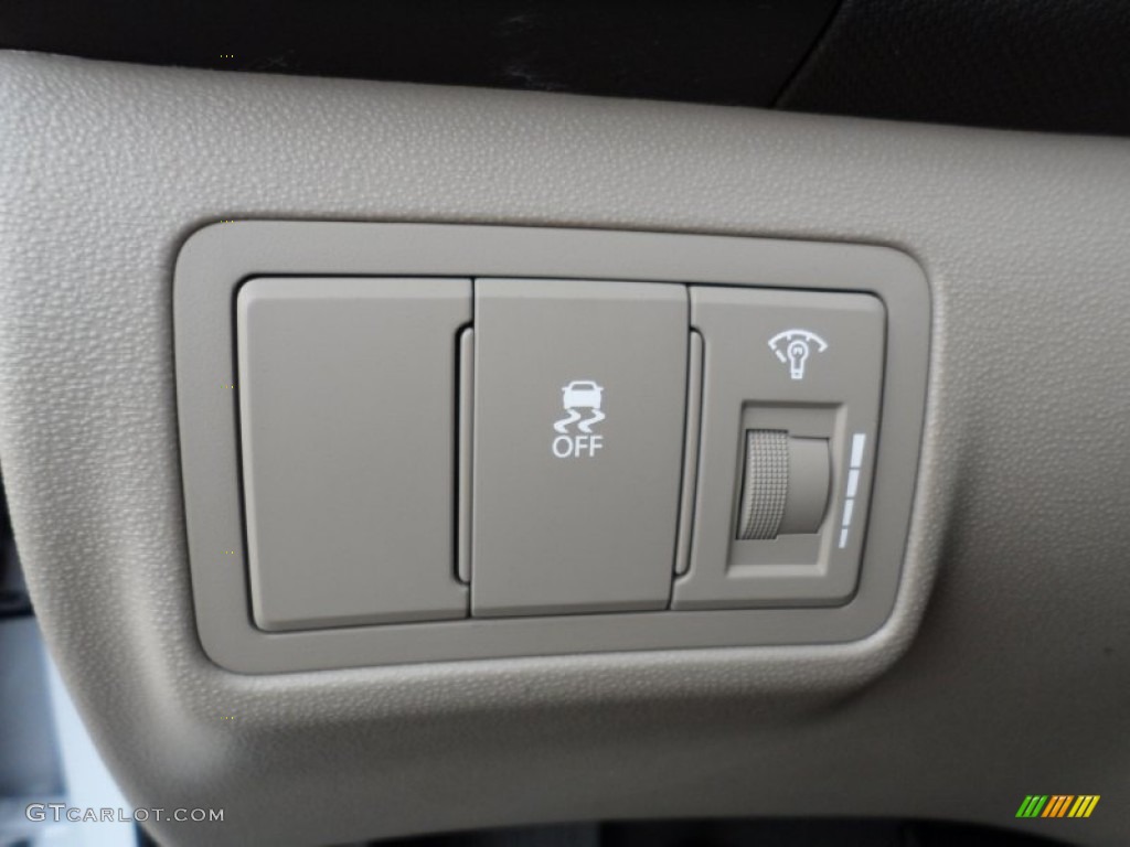 2012 Elantra GLS Touring - Polar White / Beige photo #33