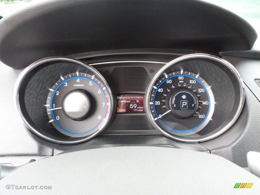 2012 Hyundai Sonata SE Gauges Photo #58493671