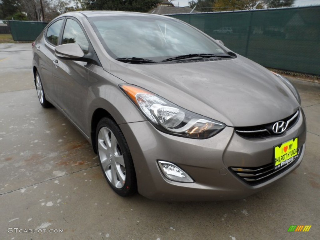 2012 Elantra Limited - Desert Bronze / Beige photo #1