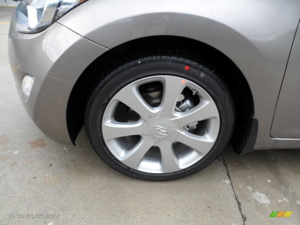 2012 Elantra Limited - Desert Bronze / Beige photo #11