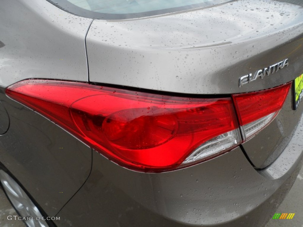 2012 Elantra Limited - Desert Bronze / Beige photo #13