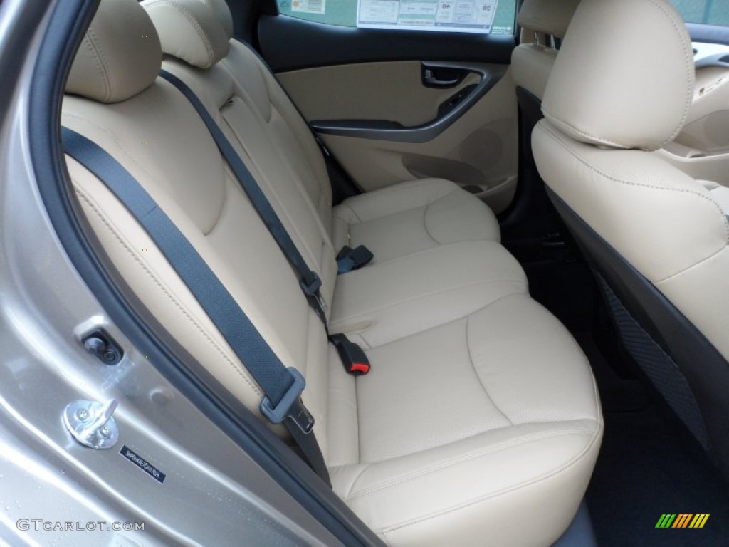2012 Elantra Limited - Desert Bronze / Beige photo #20