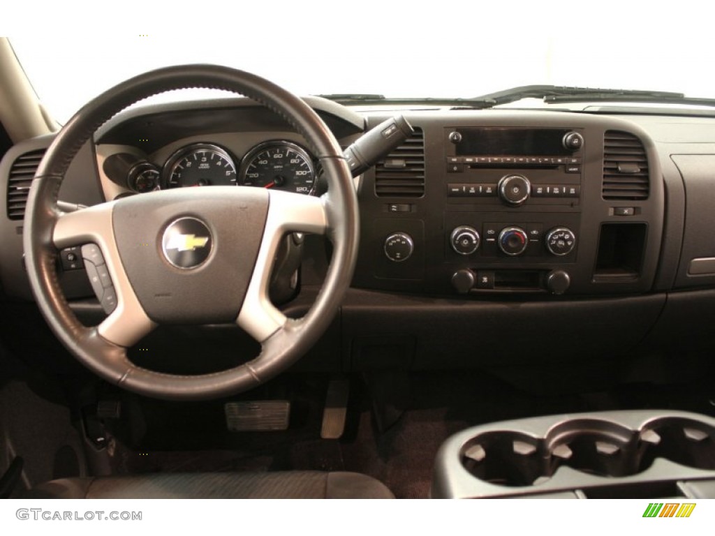 2010 Silverado 1500 LT Crew Cab 4x4 - Black Granite Metallic / Ebony photo #13