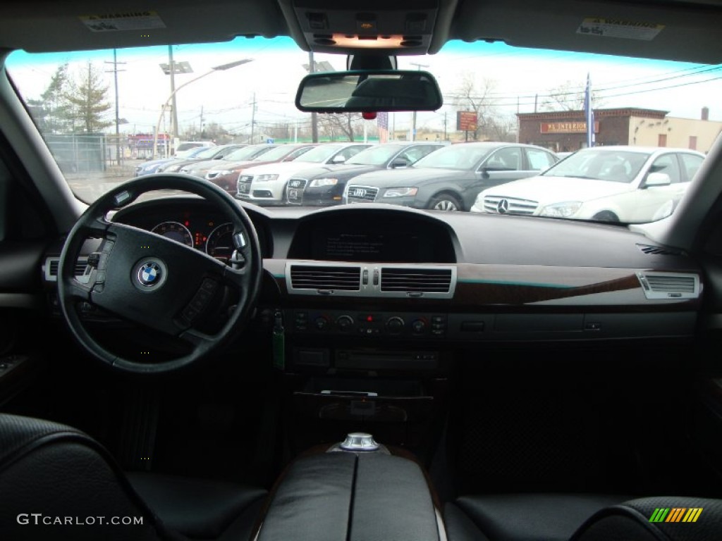 2004 7 Series 745i Sedan - Sterling Grey Metallic / Black/Black photo #12