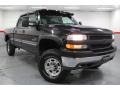 Onyx Black 2002 Chevrolet Silverado 2500 LS Crew Cab 4x4