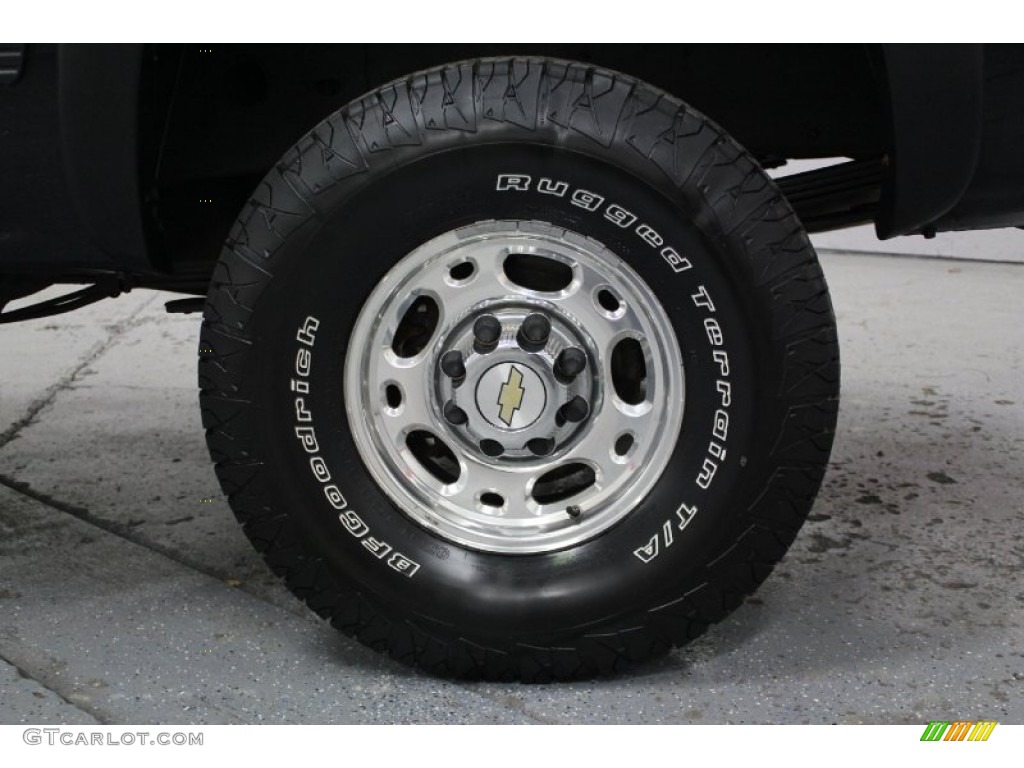 2002 Silverado 2500 LS Crew Cab 4x4 - Onyx Black / Medium Gray photo #41