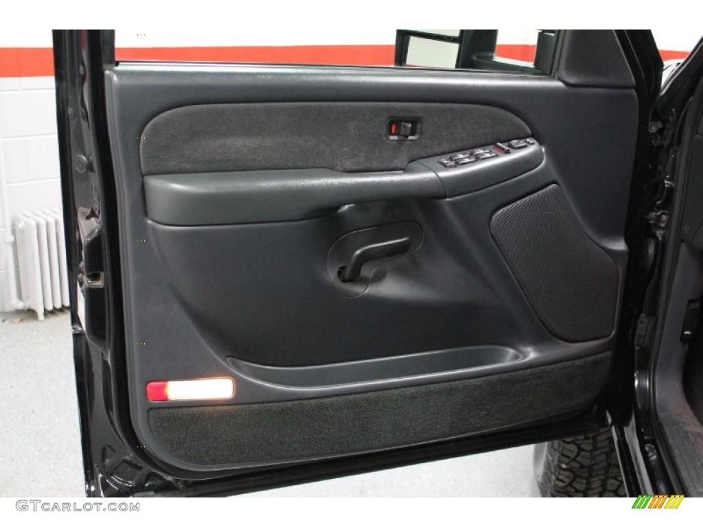 2002 Silverado 2500 LS Crew Cab 4x4 - Onyx Black / Medium Gray photo #46