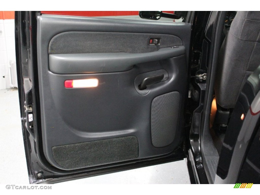 2002 Silverado 2500 LS Crew Cab 4x4 - Onyx Black / Medium Gray photo #53