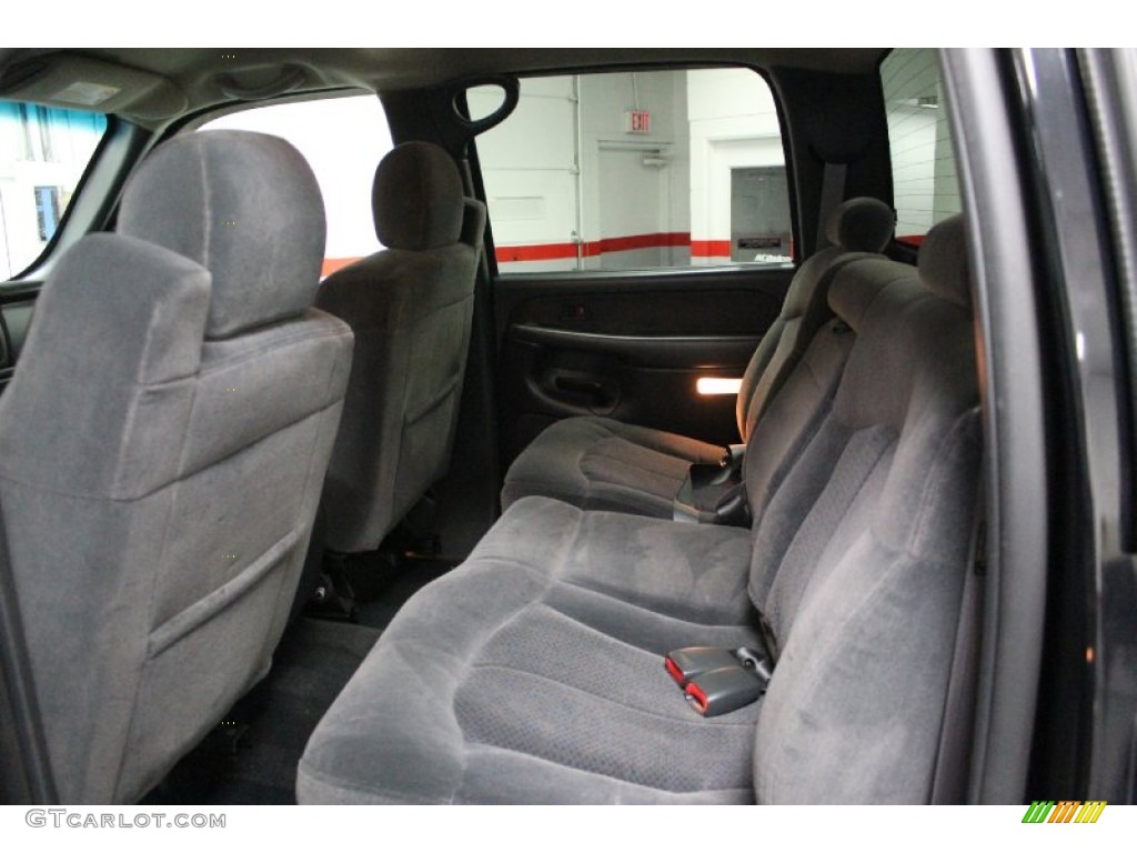 2002 Silverado 2500 LS Crew Cab 4x4 - Onyx Black / Medium Gray photo #57
