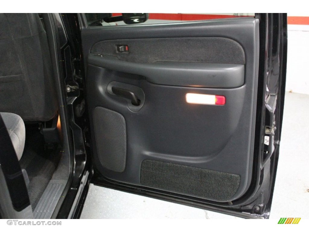 2002 Silverado 2500 LS Crew Cab 4x4 - Onyx Black / Medium Gray photo #58