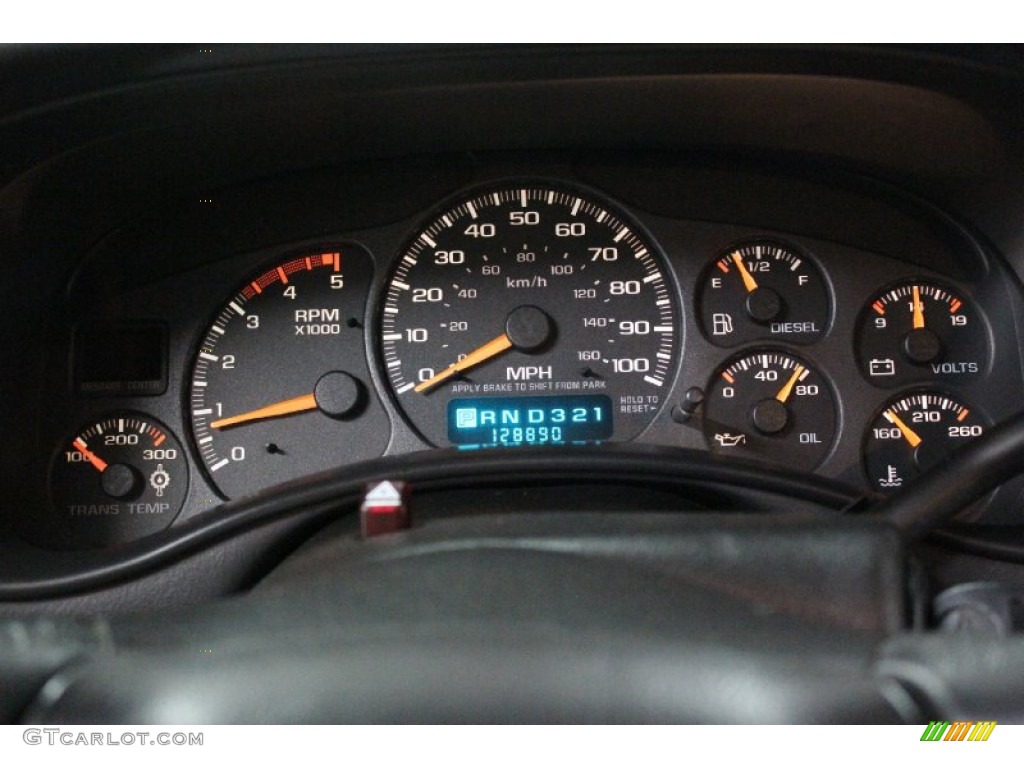 2002 Chevrolet Silverado 2500 LS Crew Cab 4x4 Gauges Photo #58496803