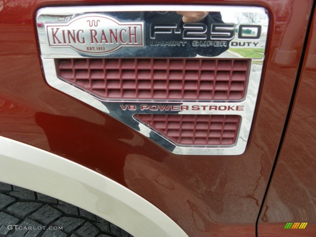 2008 Ford F250 Super Duty King Ranch Crew Cab 4x4 Marks and Logos Photo #58497430