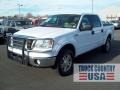2006 Oxford White Ford F150 Lariat SuperCrew 4x4  photo #1