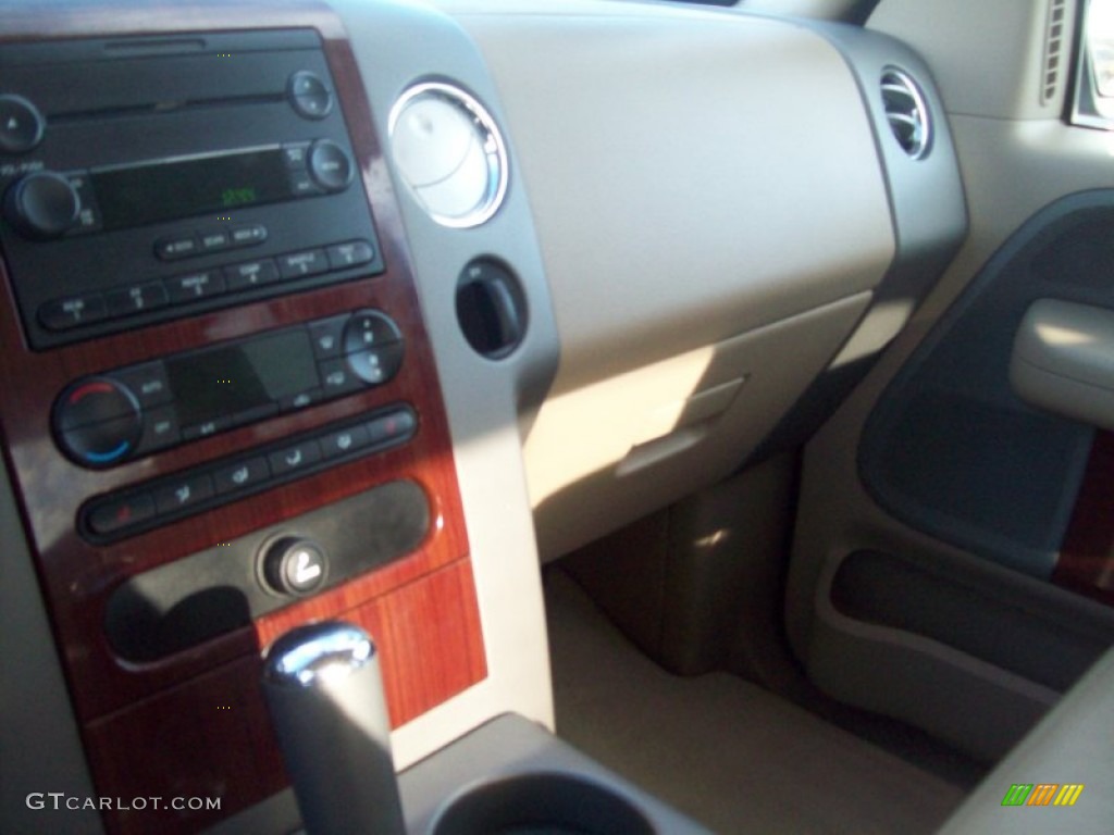 2006 F150 Lariat SuperCrew 4x4 - Oxford White / Tan photo #11
