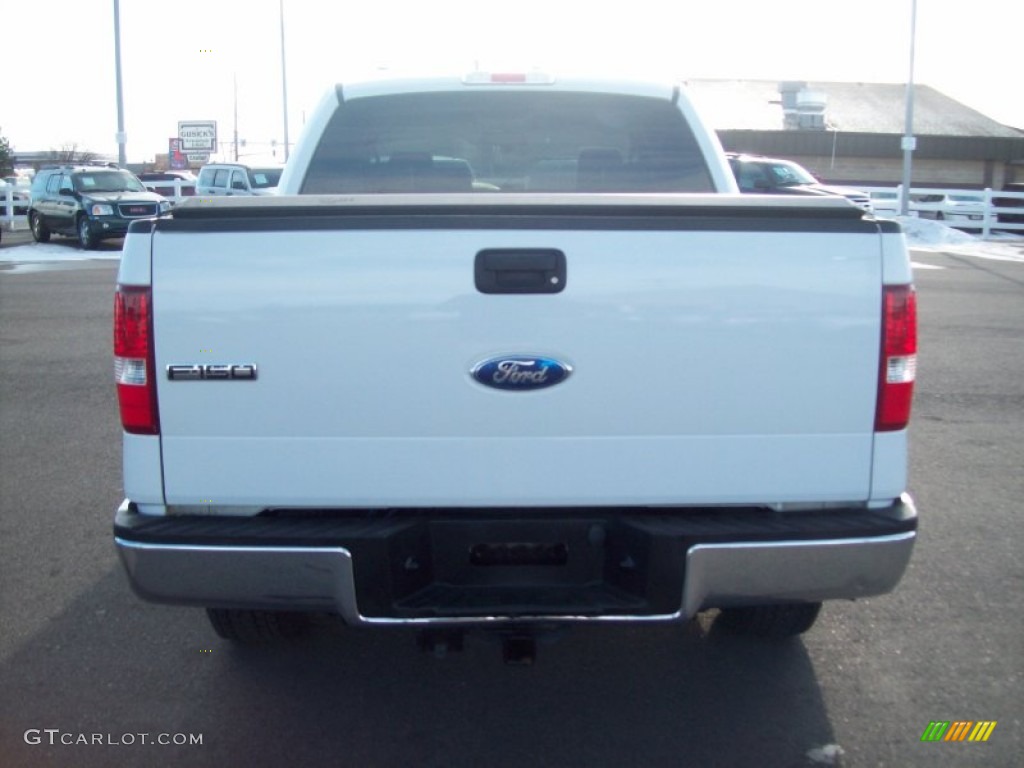 2006 F150 Lariat SuperCrew 4x4 - Oxford White / Tan photo #22